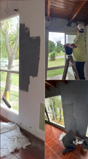 Liceo Policial - Pintura interior y carpintería de ventanales
