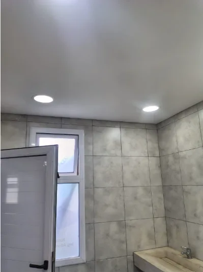 Liceo Policial - Revestimientos e iluminación en sanitarios
